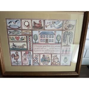 Vintage Framed Picture By Charles Humphrey Grandmacore